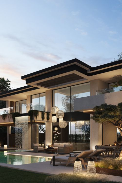 Impresionantes villas con vistas panorámicas en Cortijo Blanco, San Pedro de Alcántara