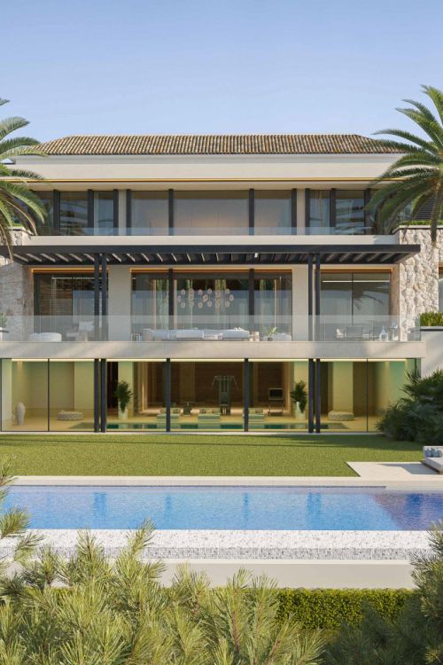Opulenta villa con vistas al mar en La Zagaleta