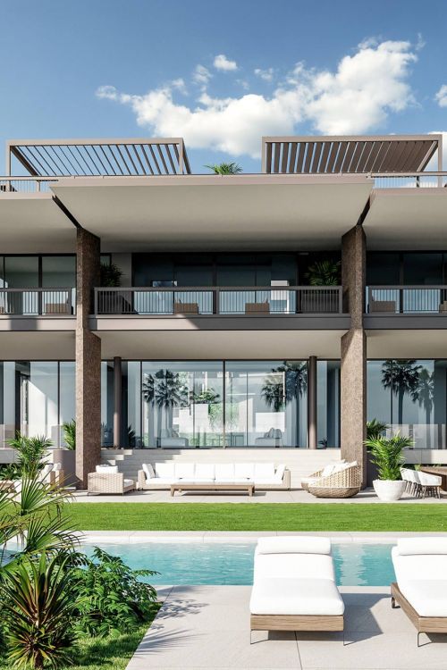 One of the most luxurious new developments being built within walking distance from the famous port of Puerto Banus in Marbella.