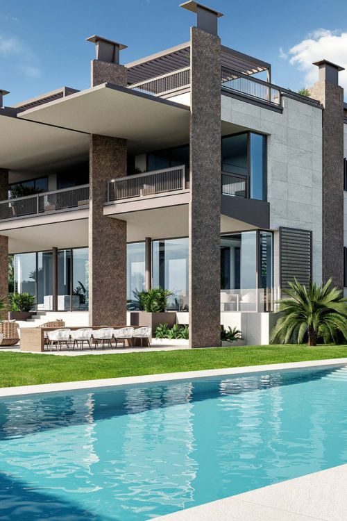 One of the most luxurious new developments being built within walking distance from the famous port of Puerto Banus in Marbella.