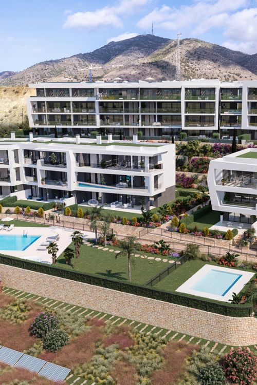 Espectacular nuevo proyecto junto a la playa en Higuerón