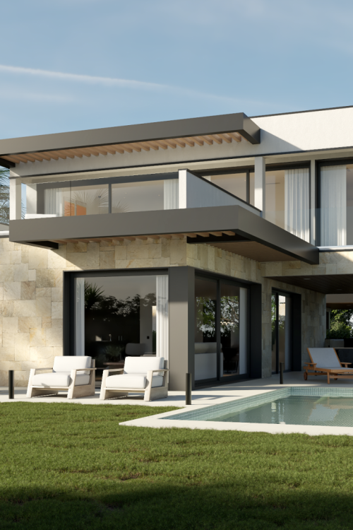 Modern off-plan villa next to El Campanario golf course, on the New Golden Mile