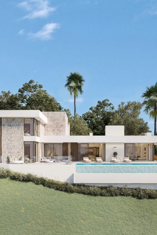 Villa de nueva construcción en venta en Mijas Costa, Málaga, España