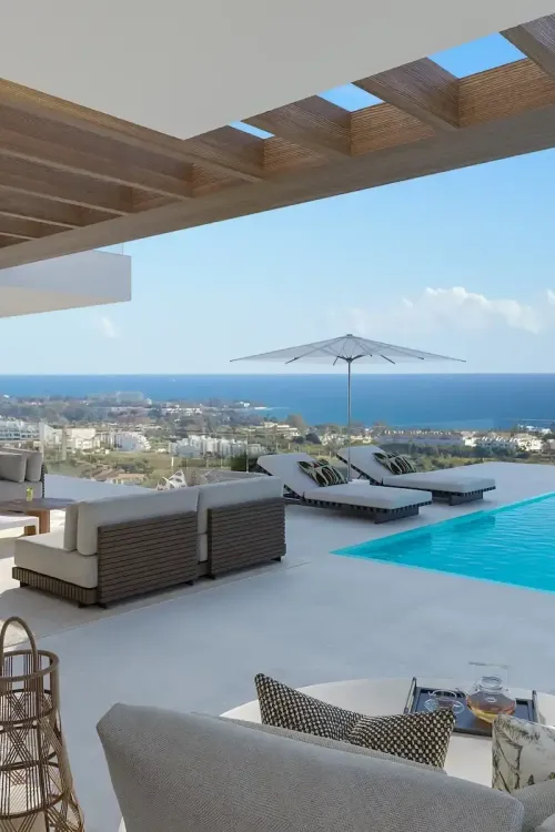 Luxury villas in a tranquil setting