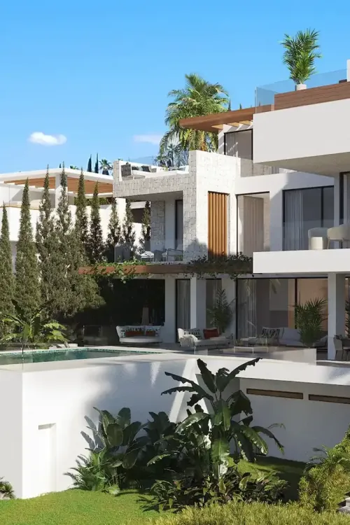 Luxury villas in a tranquil setting