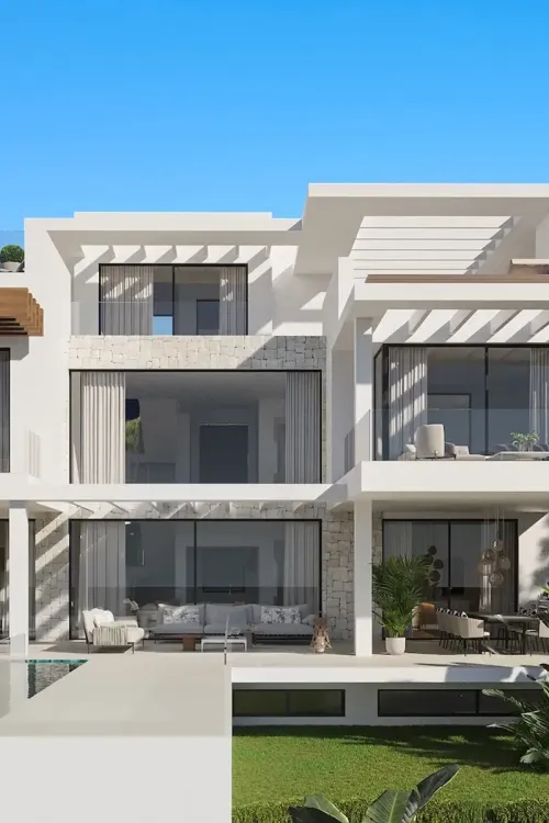 Luxury villas in a tranquil setting