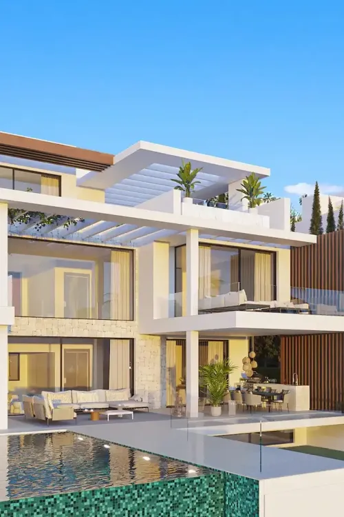 Lujosas villas en un entorno de paz