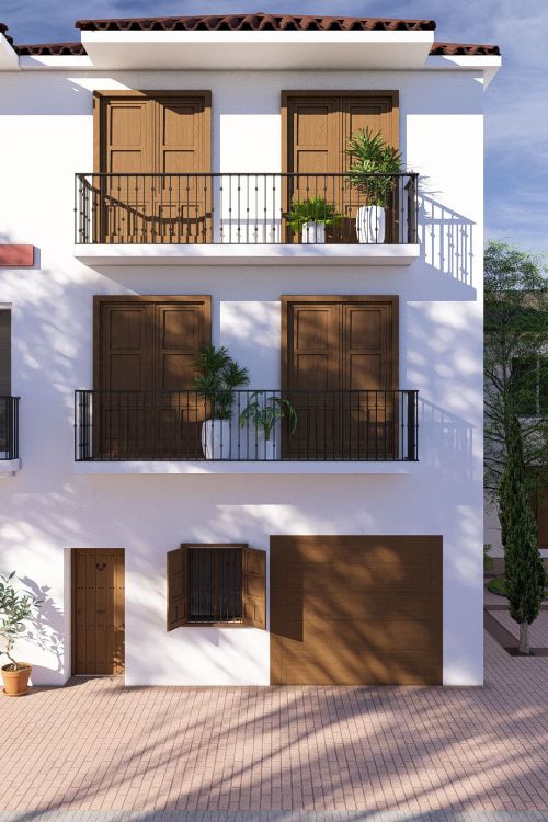 Fantástica casa adosada reformada en Estepona casco antiguo