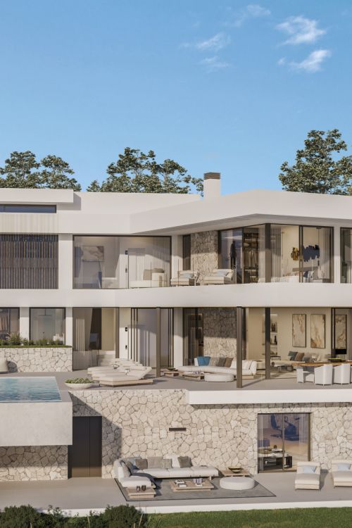Modern new build villa for sale in Mijas Costa, South Spain