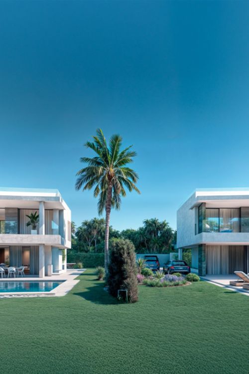 New Luxury Villas in Monte Biarritz with Partial Sea Views