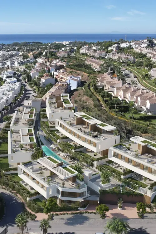 Half Vrijstaande woning te koop in El Campanario, Estepona Oost