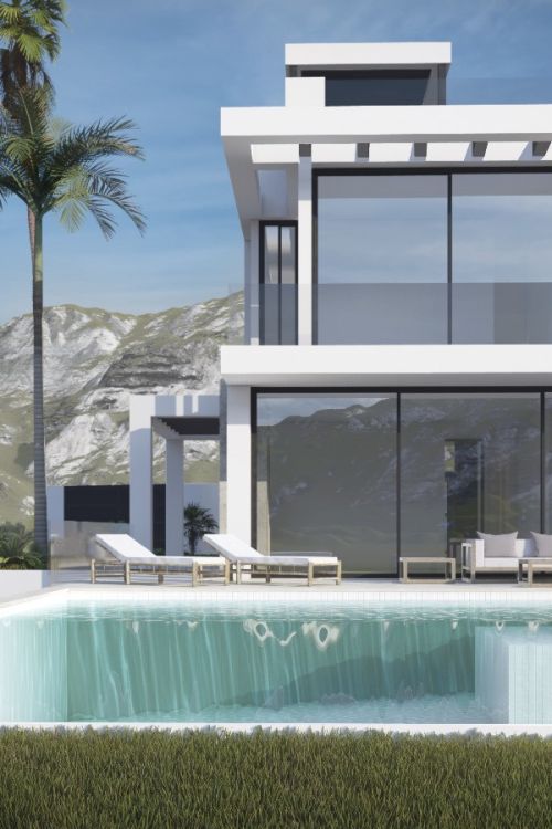 Exclusieve moderne villa in Buenas Noches, Estepona