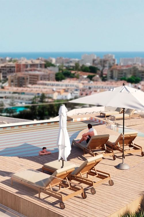 An urban life resort