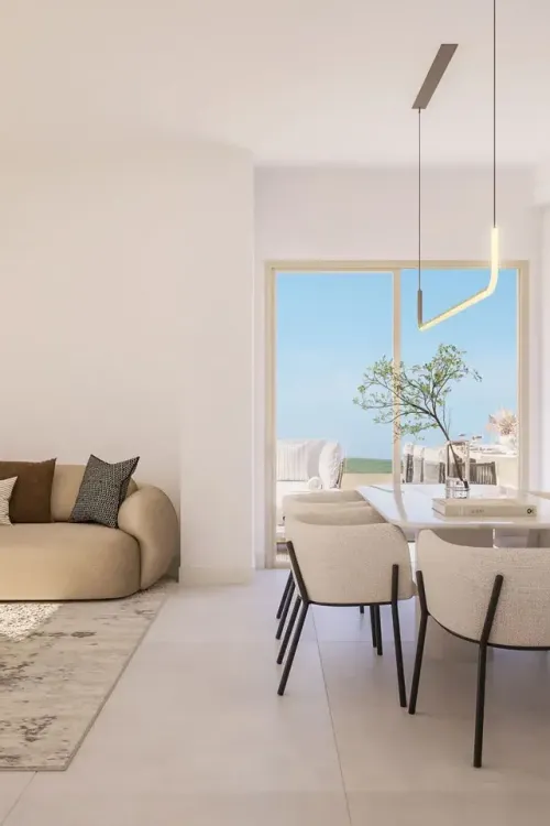 The sea as scenery, luxury as style