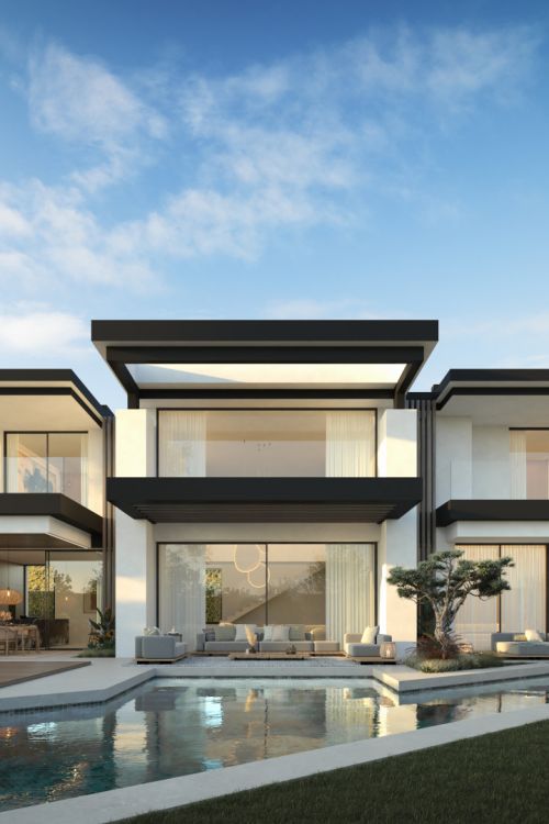 Blume, an exclusive boutique collection of 3 contemporary villas just steps from the beach, in one of Marbella’s most prestigious residential areas.