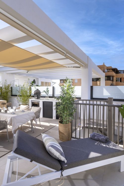 Duplex Penthouse with a Private Heated Pool in Estepona