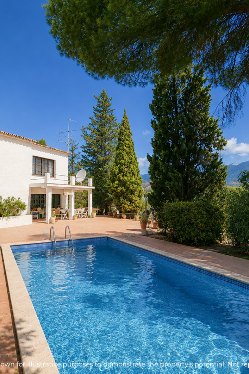 Villa Renovation Opportunity with Two Independent Guest Bungalows Near Mijas Pueblo